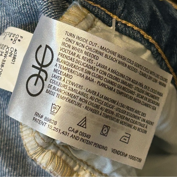 NEW Circus NY by Sam Edelman Bustier Denim Crop Top Womens XL Adjustable Straps - Picture 6 of 11